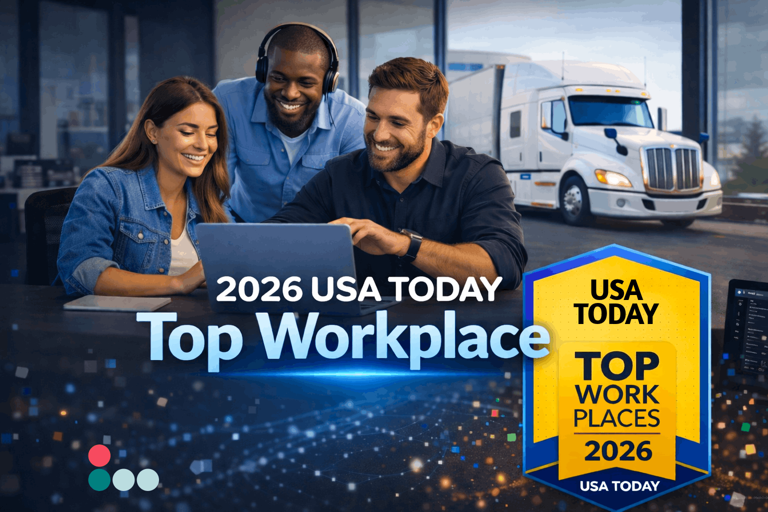 Spotter Named a 2026 USA Today Top Workplace as AI Platform Transforms Trucking Industry
