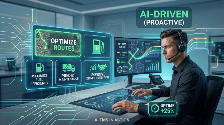 From Dispatch Tool to Decision Engine: How AI Is Changing What a TMS Actually Does